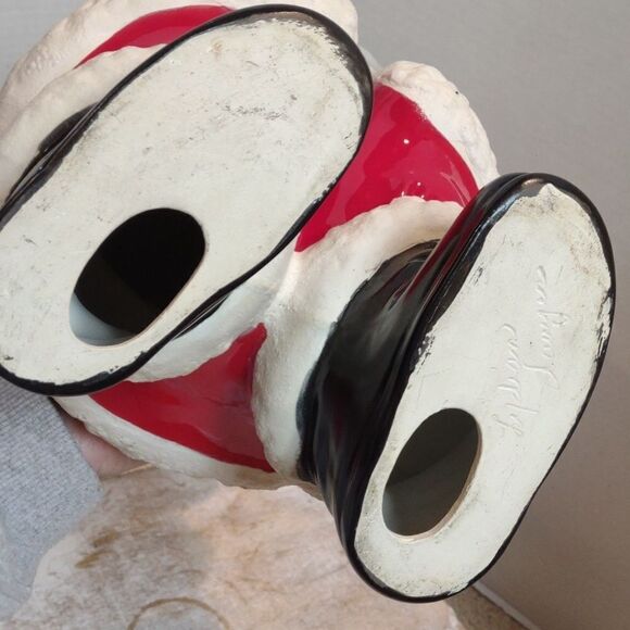 13" Painted Ceramic Santa - Picture 4 of 4